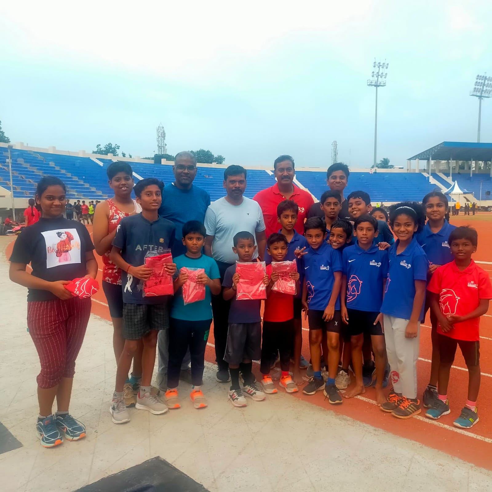 Athletes in training